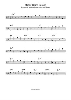 Minor Blues Lesson - Exercise 1: Scales and Modes