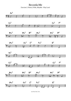 Recorda-Me Lesson - Exercise 2: Roots, Fifths and Rhythm - Play Less!